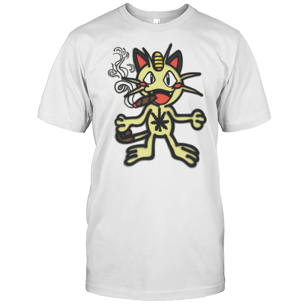 Meowth Smoking Shirt
