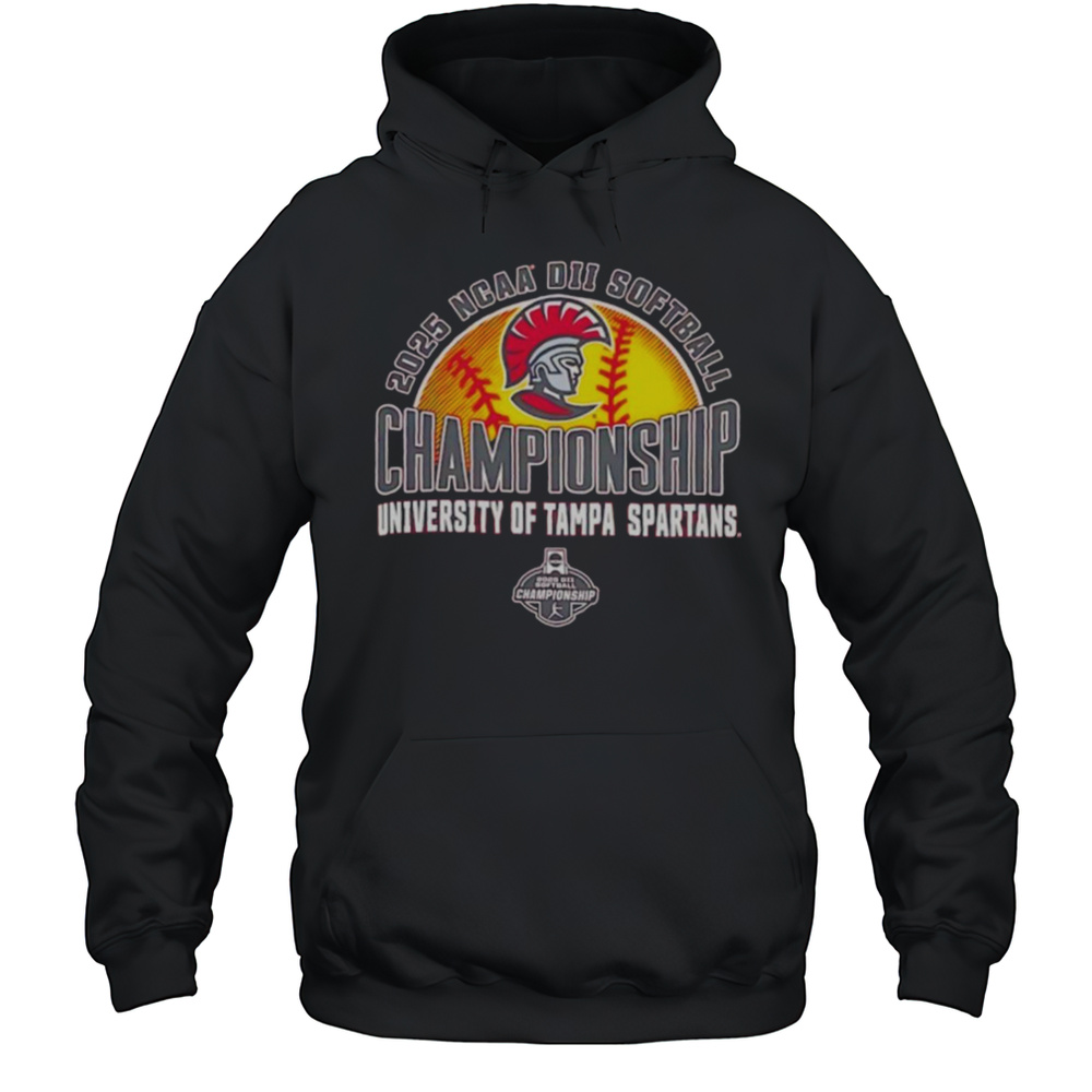 NCAA DII Softball Championship University Of Tampa Spartans 2025 Shirt Unisex Hoodie