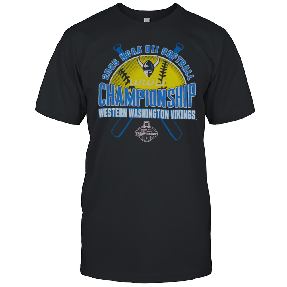 NCAA DII Softball Championship Western Washington Vikings 2025 Shirt