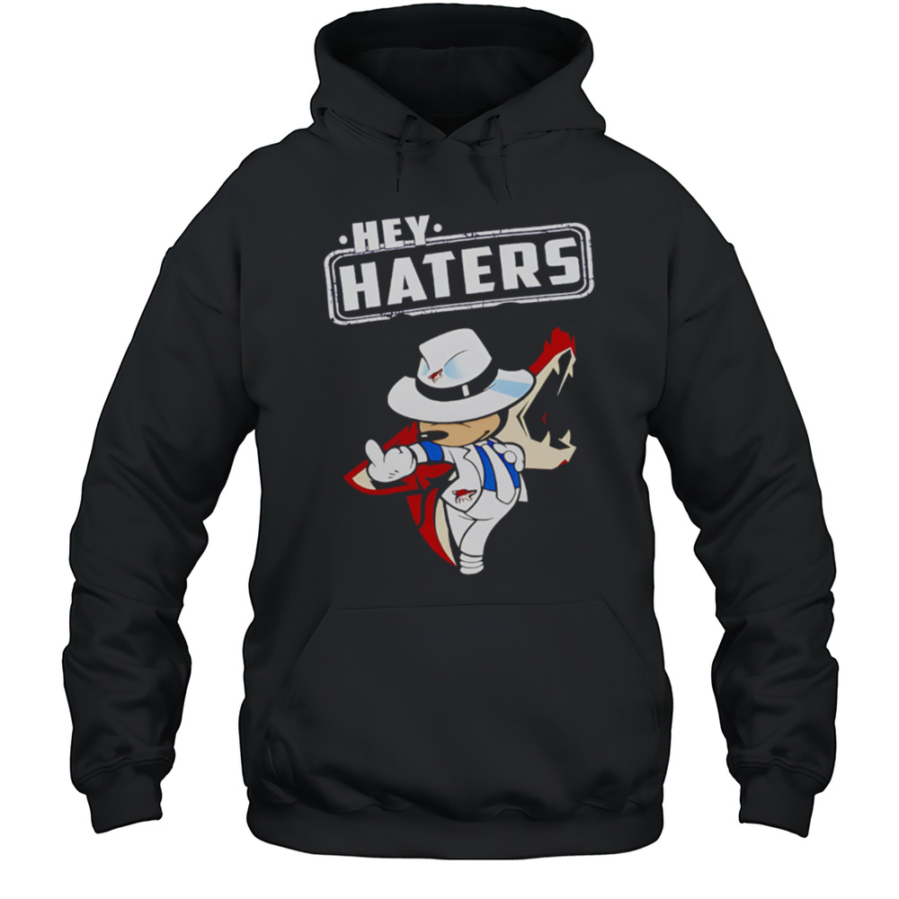 NHL Hey Haters Mickey Hockey Sports Arizona Coyotes Shirt Unisex Hoodie