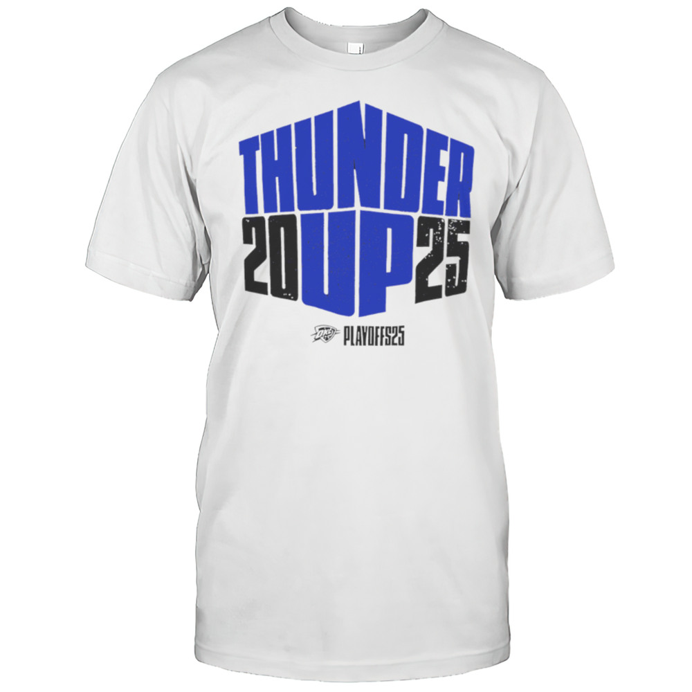 OKC Thunder Up 2025 Playoff Vintage Classic Shirt