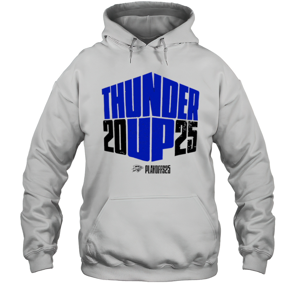 OKC Thunder Up 2025 Playoff Vintage Classic Shirt Unisex Hoodie