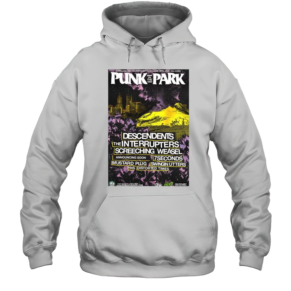 Punk In The Park Descendents The Interrupters Screeching Weasel June 28 2025 T-shirt Unisex Hoodie