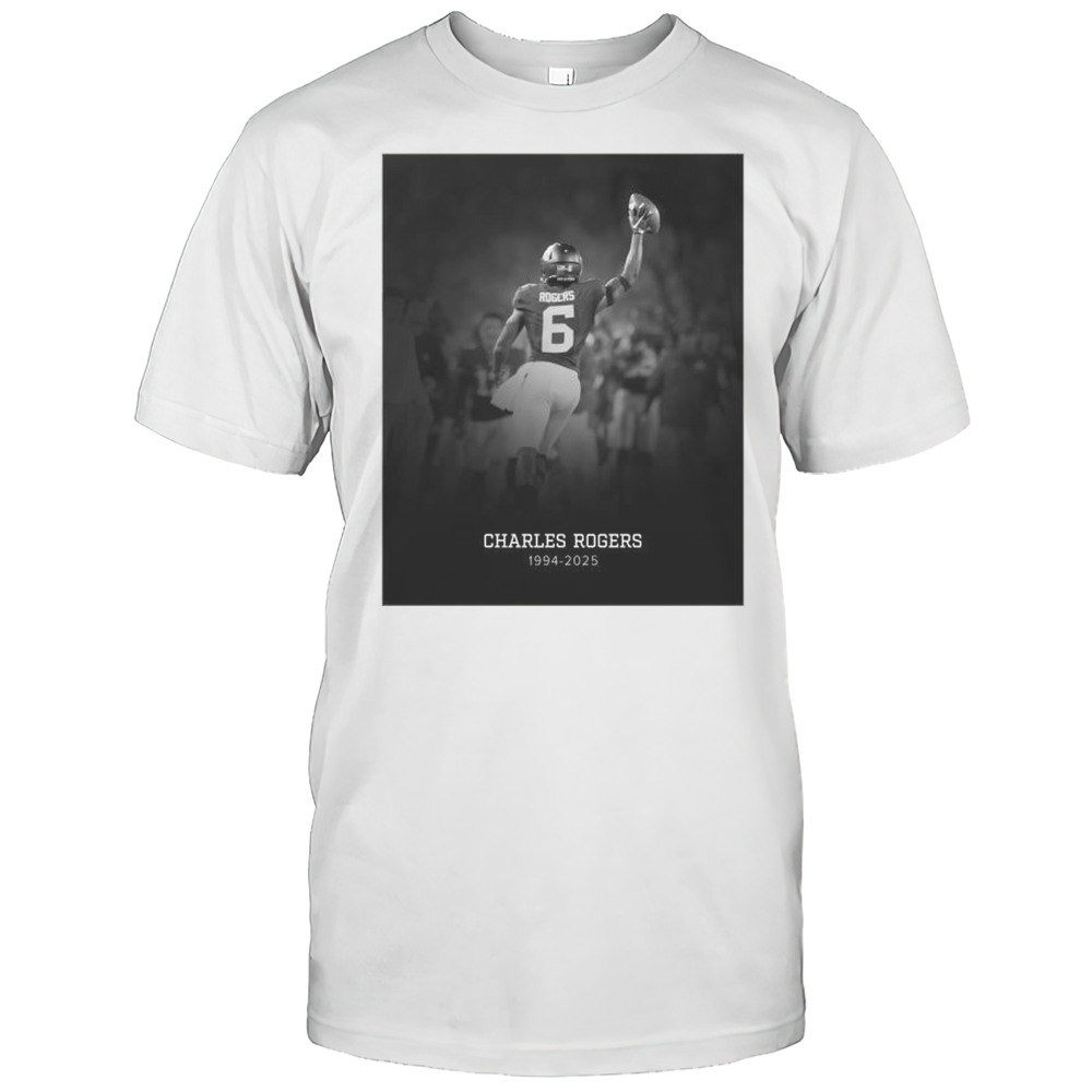 Rest In Peace Former Gopher Charles Rogers 1994-2025 Minnesota Golden Gophers T-shirt