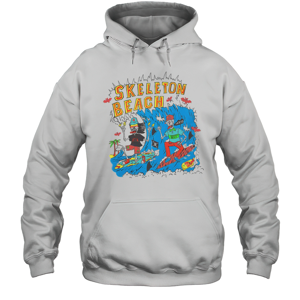 Skeleton Beach Shirt Unisex Hoodie
