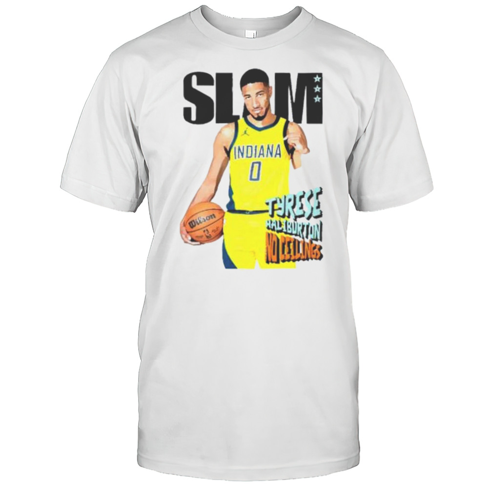 Slam Tyrese Haliburton No Ceilings Indiana Pacers Shirt