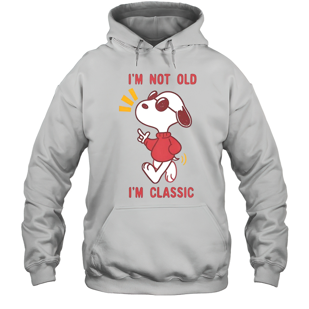 Snoopy Im Not Old Im Classic Beagle T-Shirt Unisex Hoodie