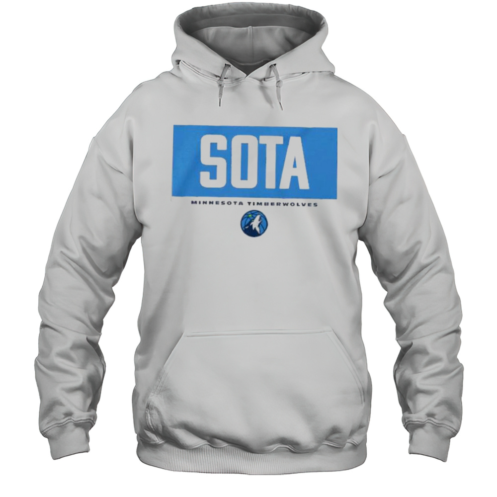 Sota NBA Basketball Minnesota Timberwolves Crossbar Shirt Unisex Hoodie