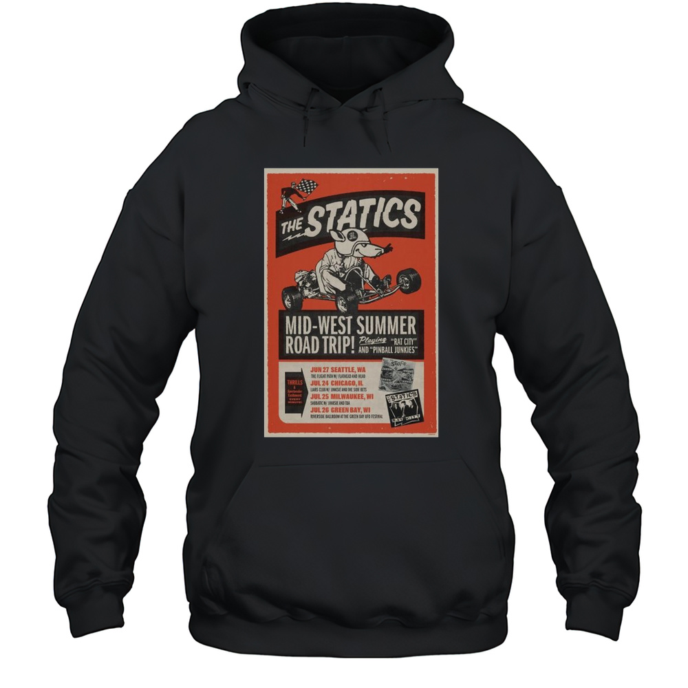 The Statics Mid-West Summer Road Trip In June And July 2025 T-shirt Unisex Hoodie