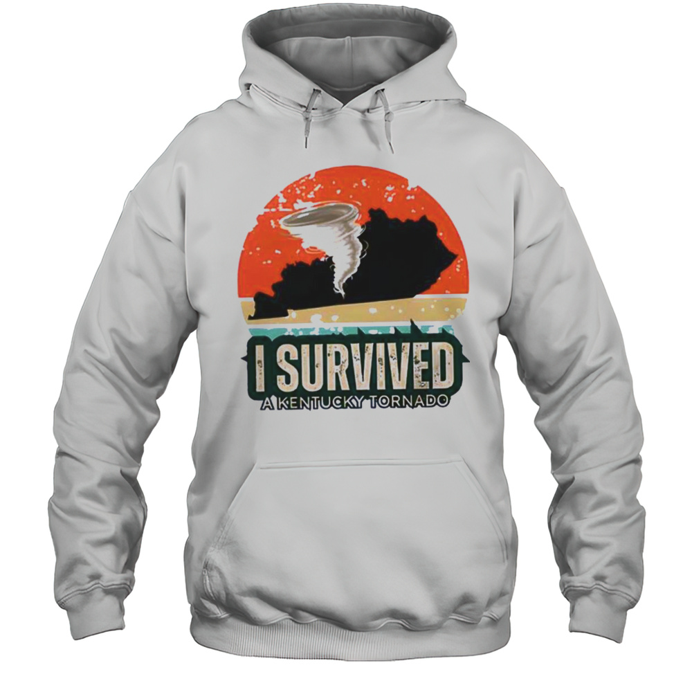 Tornado Survivor I Survived A Kentucky Tornado Shirt Unisex Hoodie