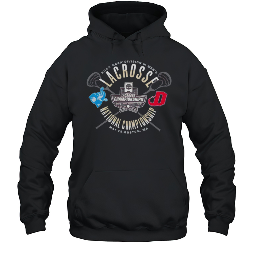 Tufts Jumbos Dickinson Red Devils NCAA Division III Mens Lacrosse National Championship 2025 Shirt Unisex Hoodie