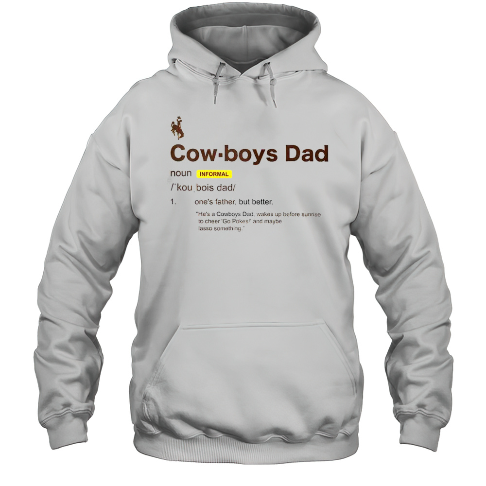 Wyoming Cowboys Dad Definition T-Shirt Unisex Hoodie