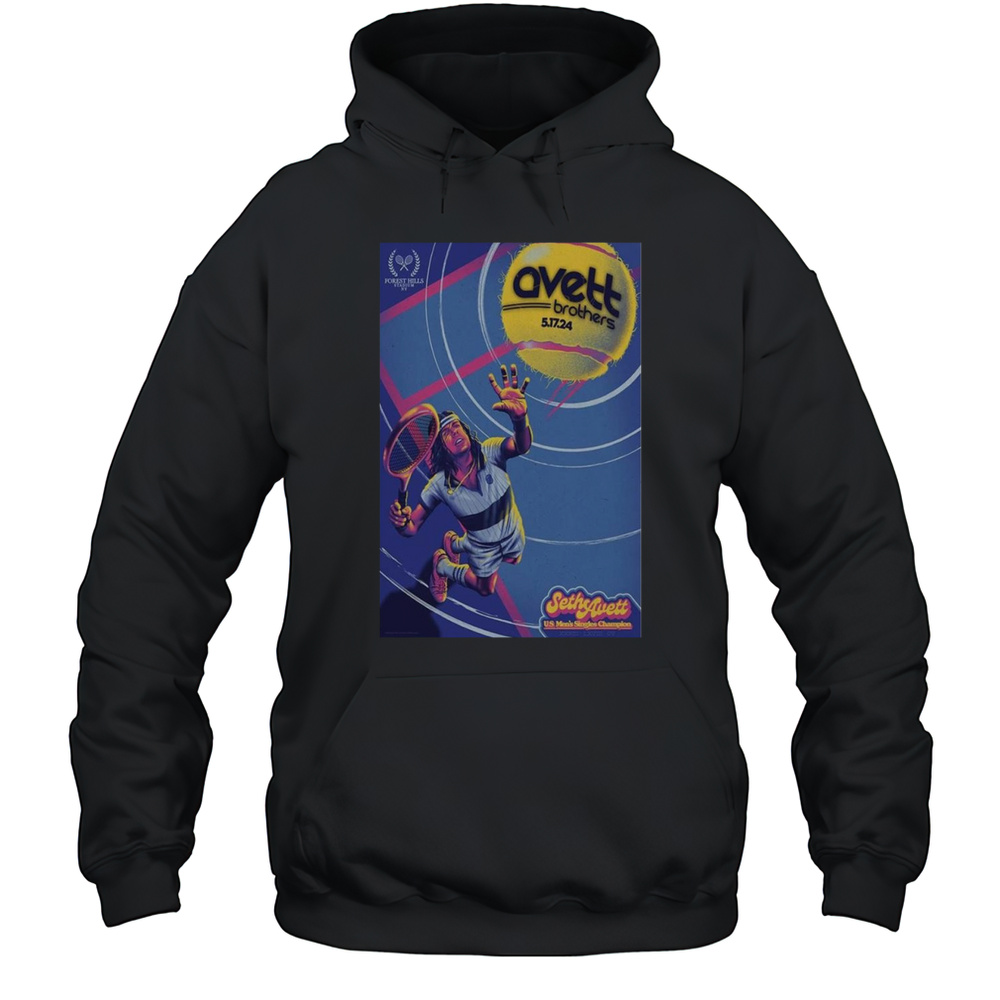 2025 Forest Hills Queens NY Poster The Avett Brothers Shirt Unisex Hoodie
