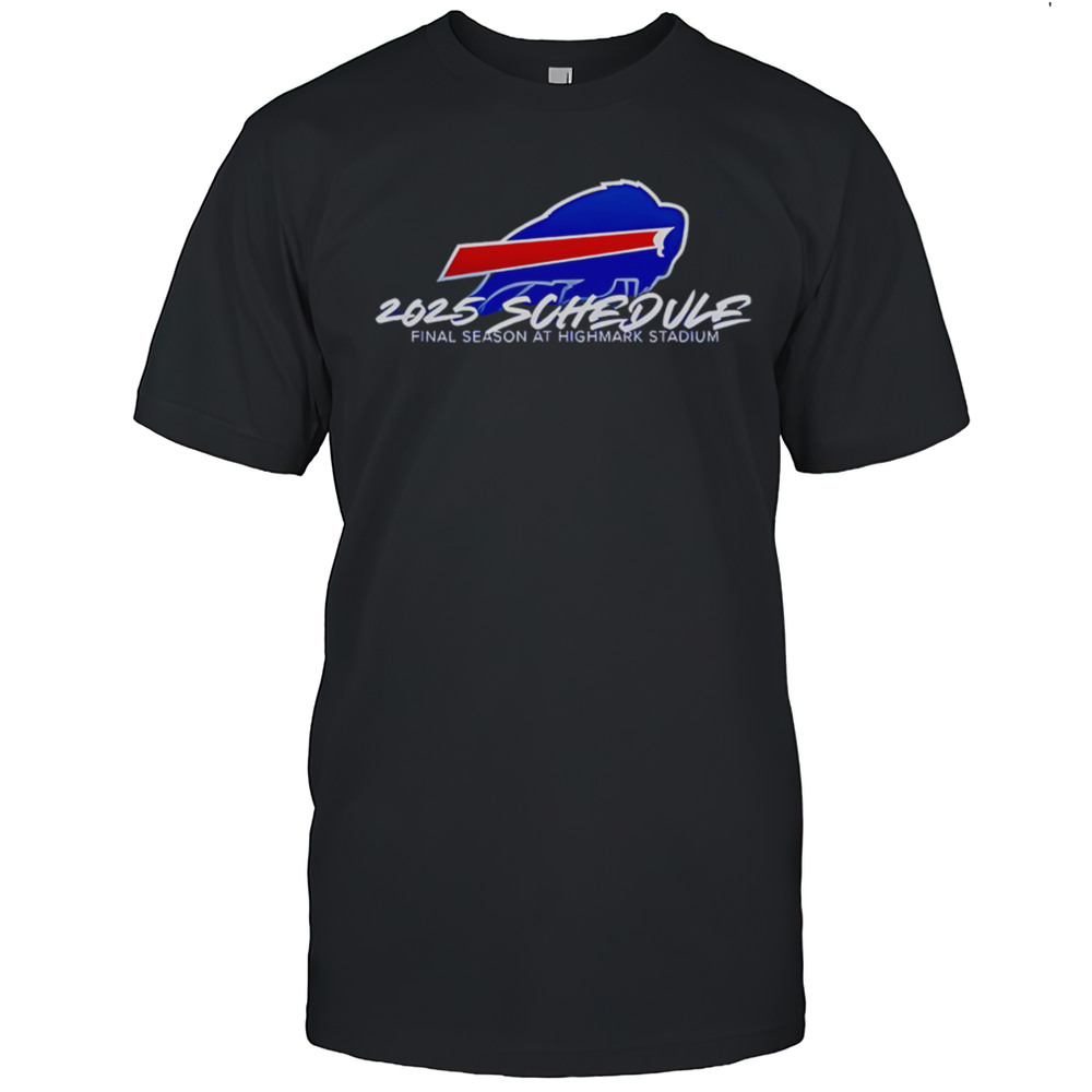 Buffalo Bills Highmark Stadium Farewell Season 2025 Logo Shirt