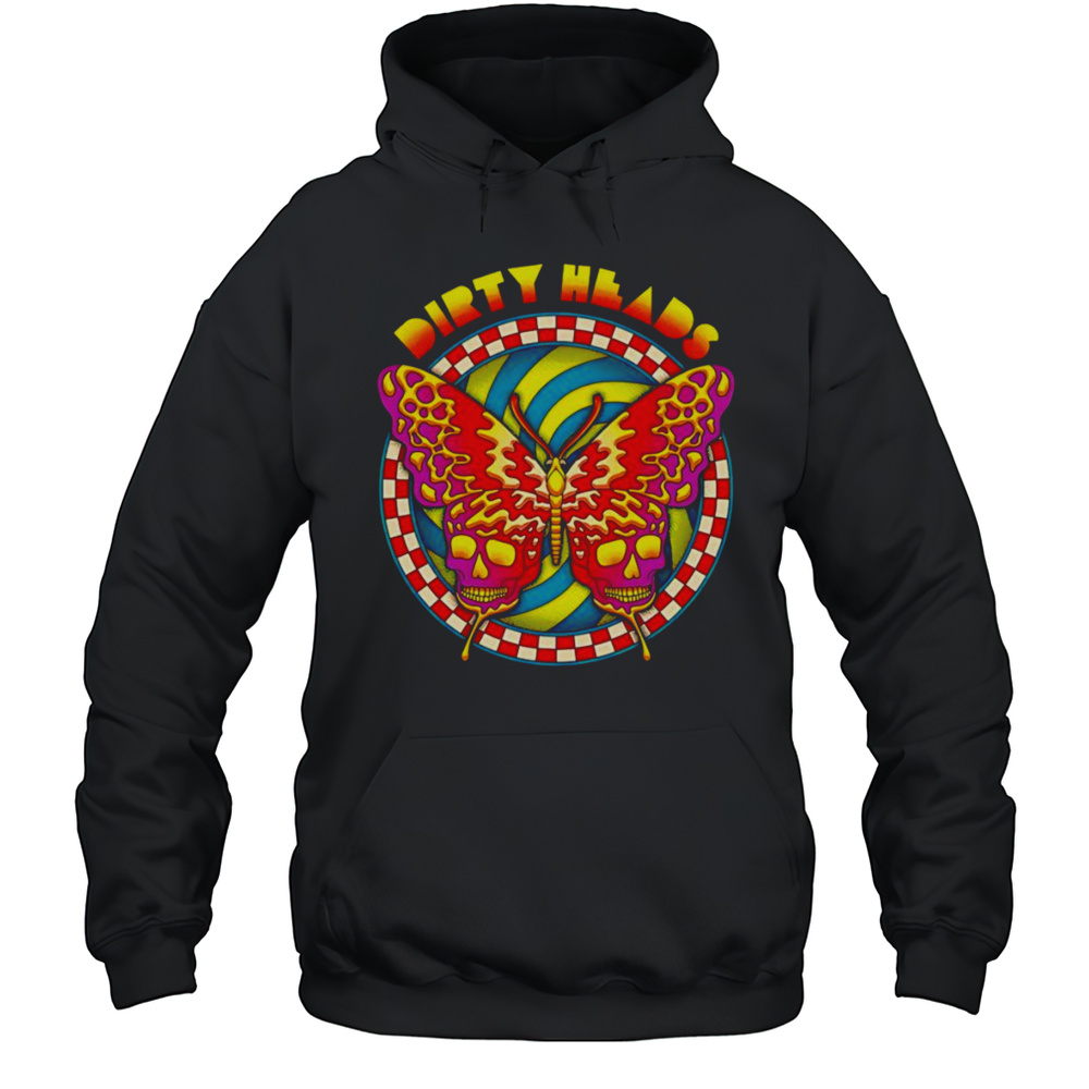 Dirty Heads Butterfly Skulls Shirt Unisex Hoodie
