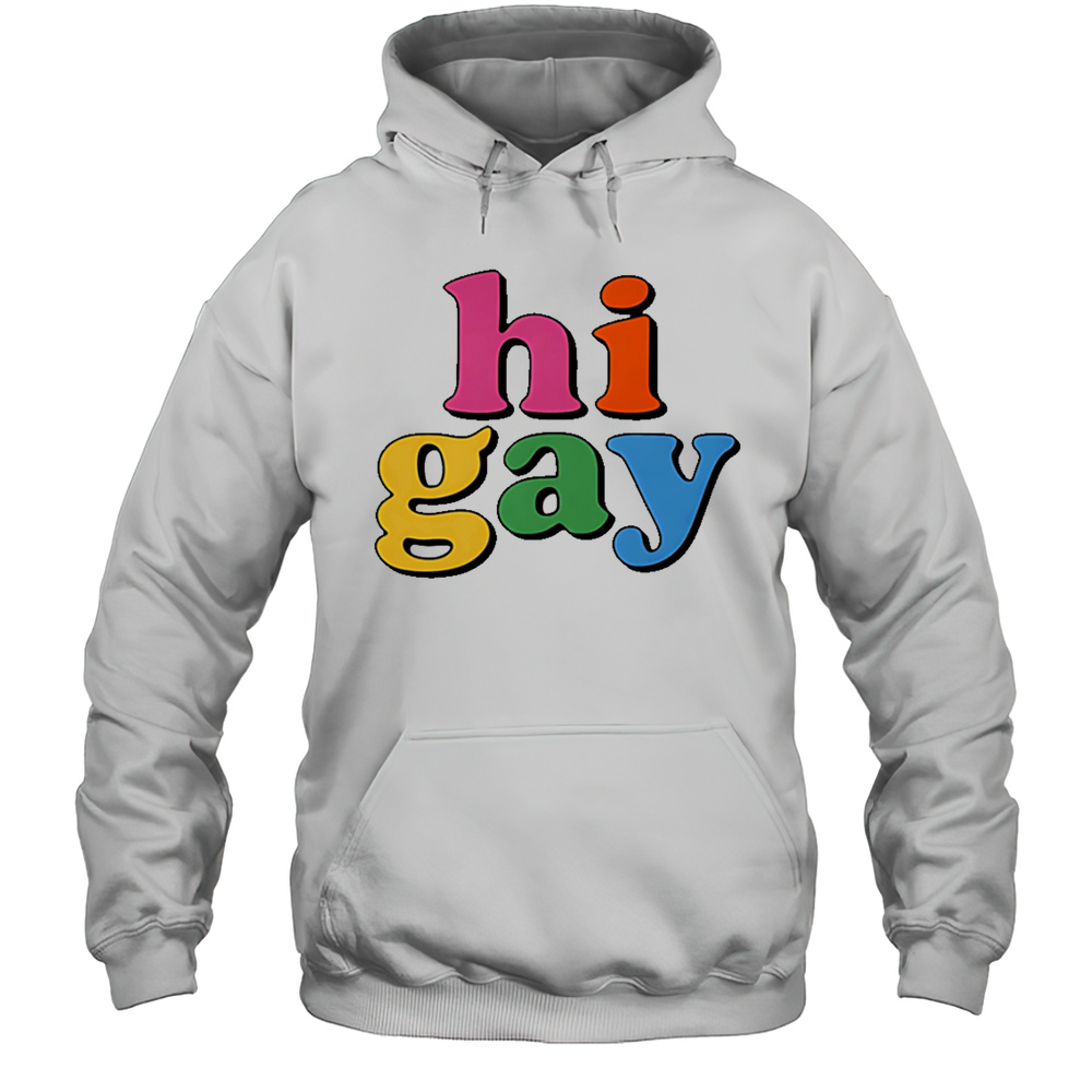 HI Gay Pride Shirt Unisex Hoodie