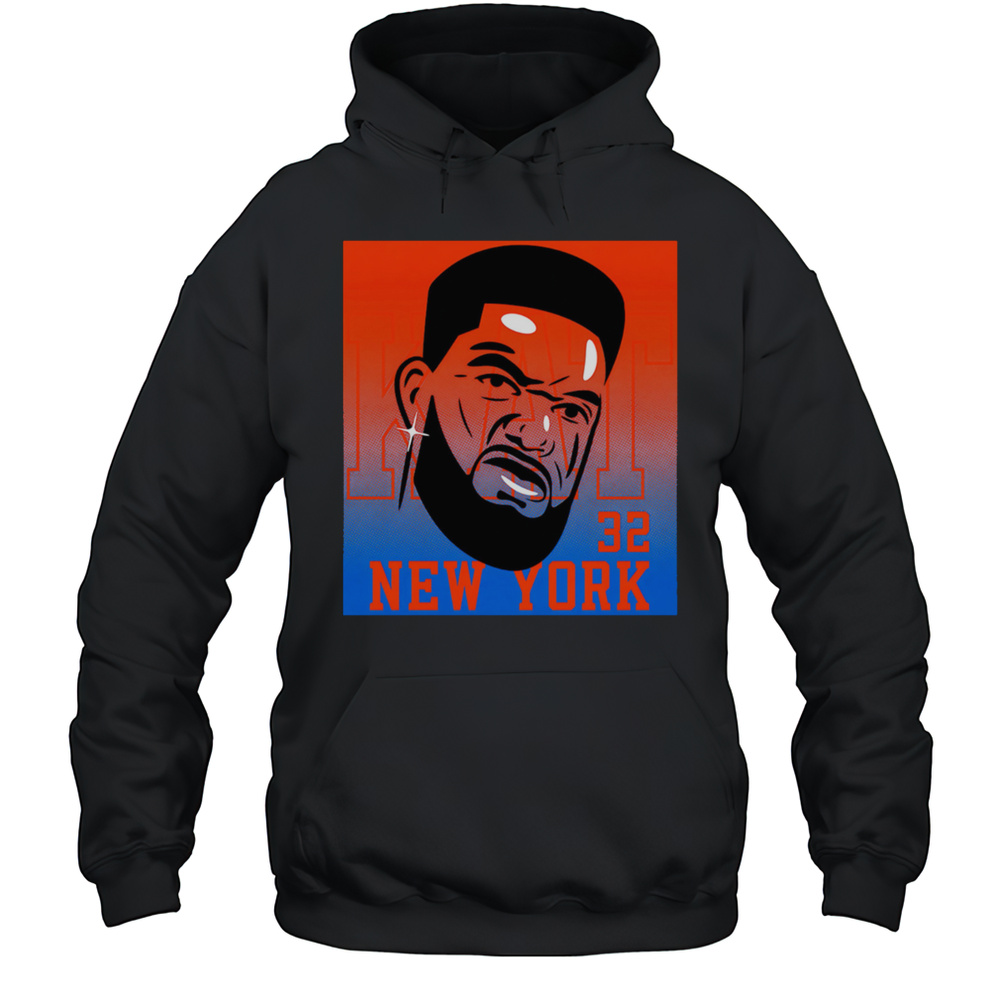 KAT Karl-Anthony Towns New York Knicks 32 Big Head Shirt Unisex Hoodie