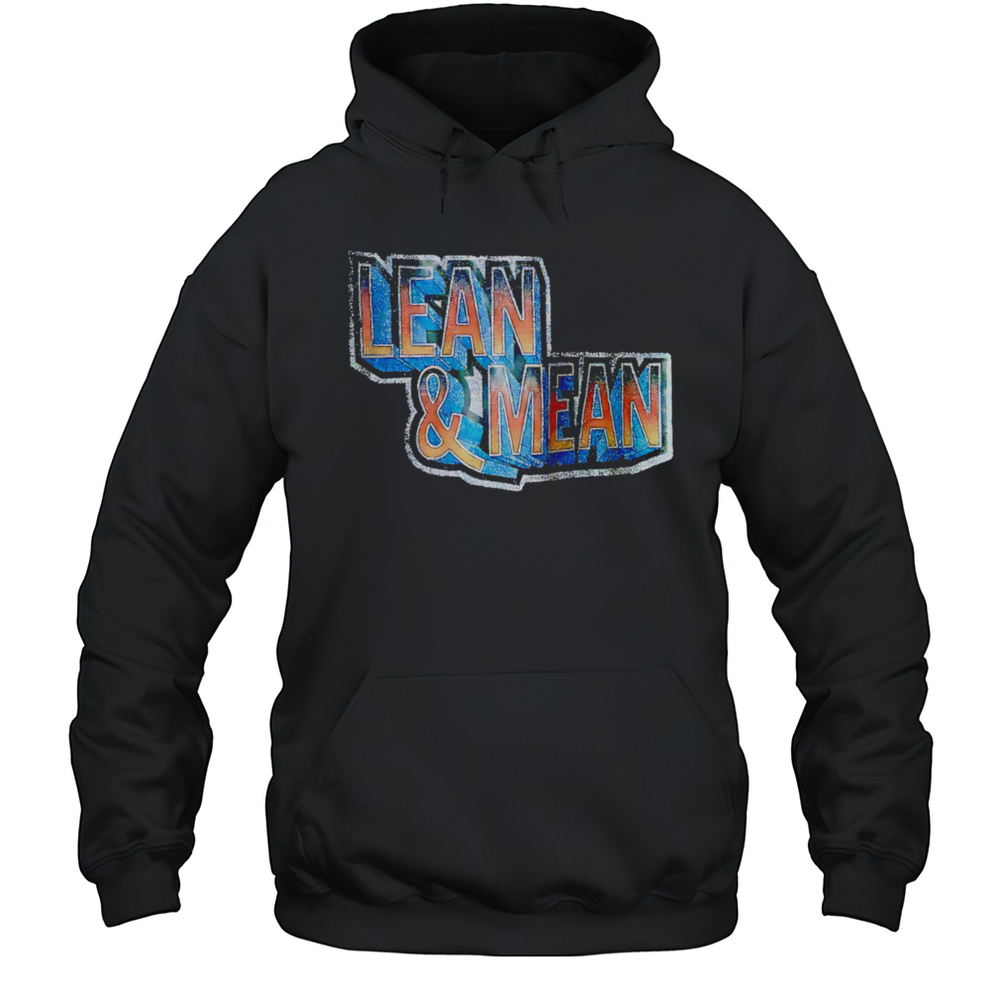 Lean And Mean Design Retro Shirt Unisex Hoodie