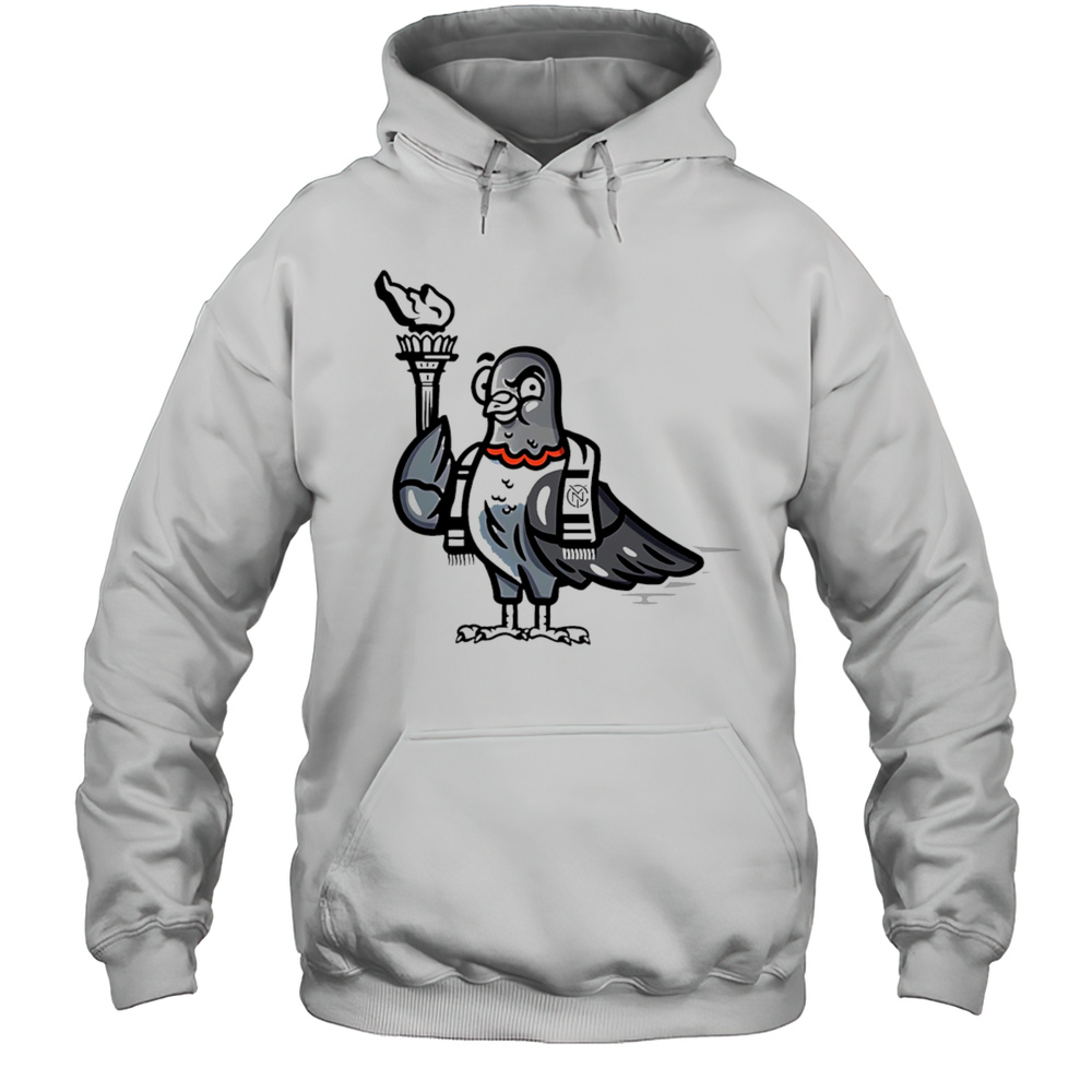 New York City Vs Ny Red Bulls Mascot Liberties Shirt Unisex Hoodie