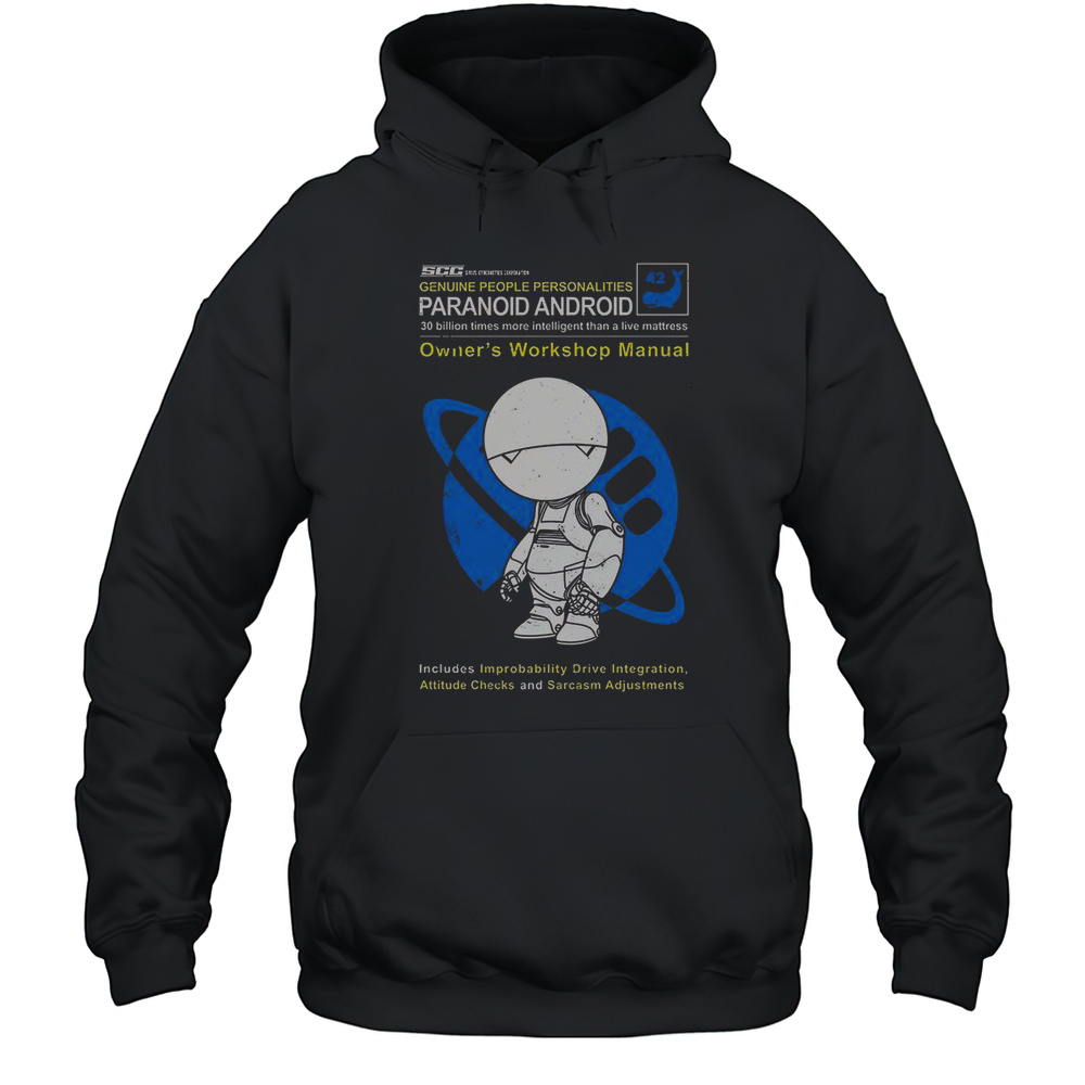 Paranoid Android Owners Workshop Manual T-Shirt Unisex Hoodie