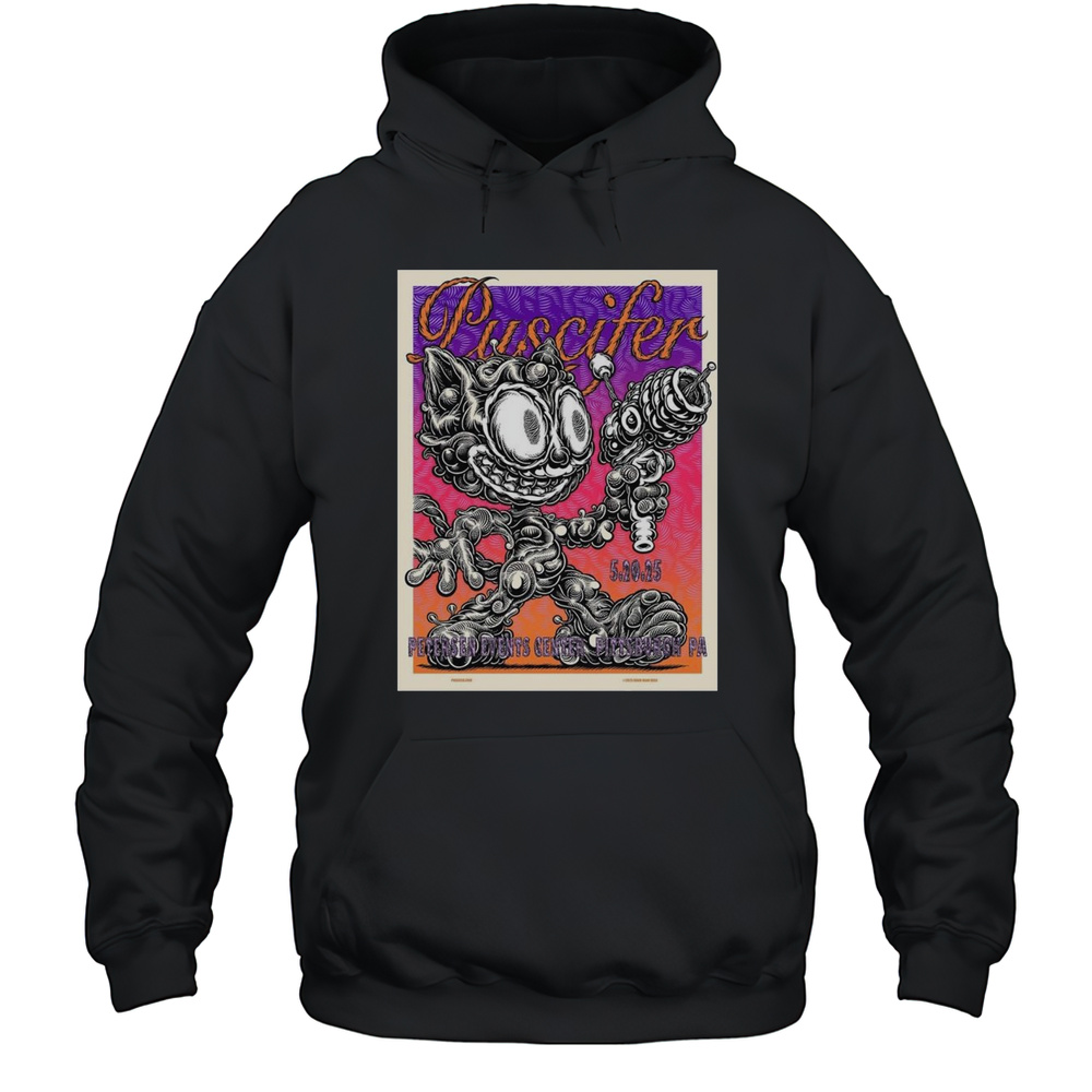 Puscifer Sessanta V2.0 Pittsburgh PA 2025 Event Poster At Petersen Events Center On May 20 2025 Shirt Unisex Hoodie