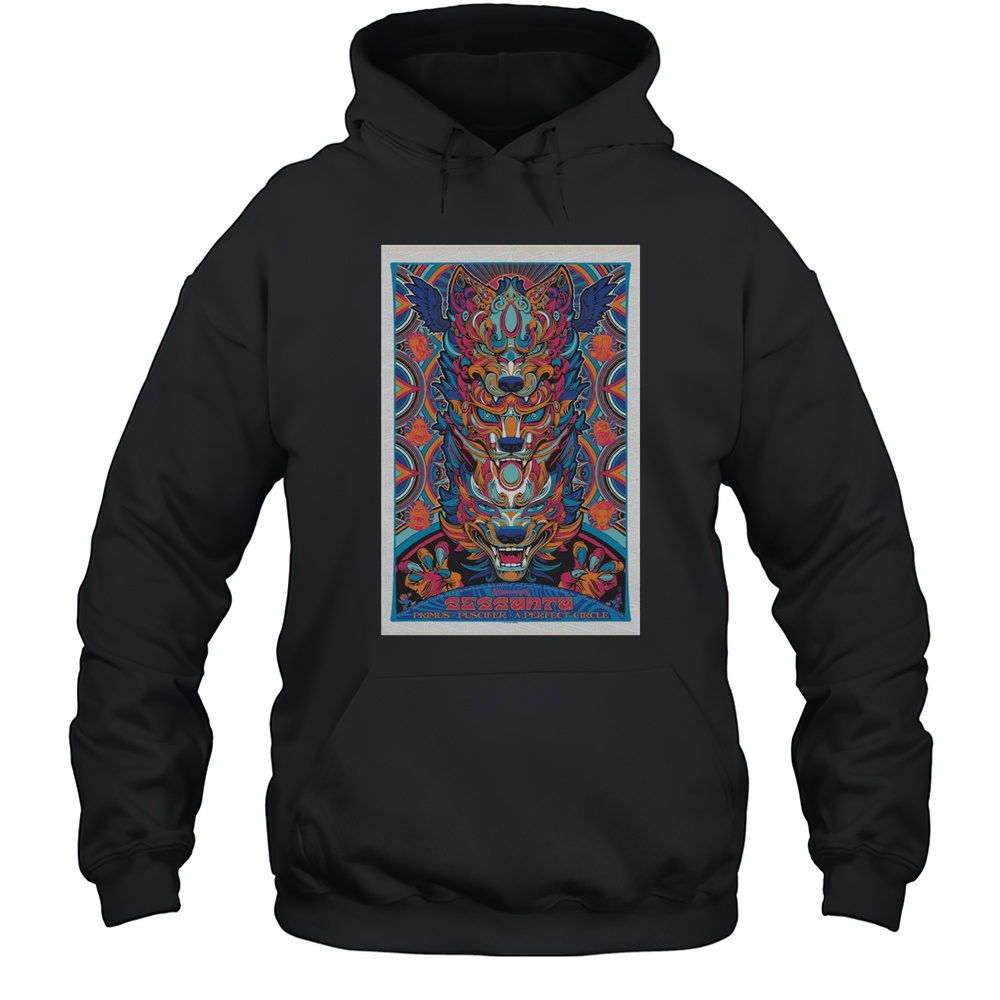 Sessanta Primus Puscifer A Perfect Circle Petersen Events Center Pittsburgh PA May 20 2025 Tour T-shirt Unisex Hoodie