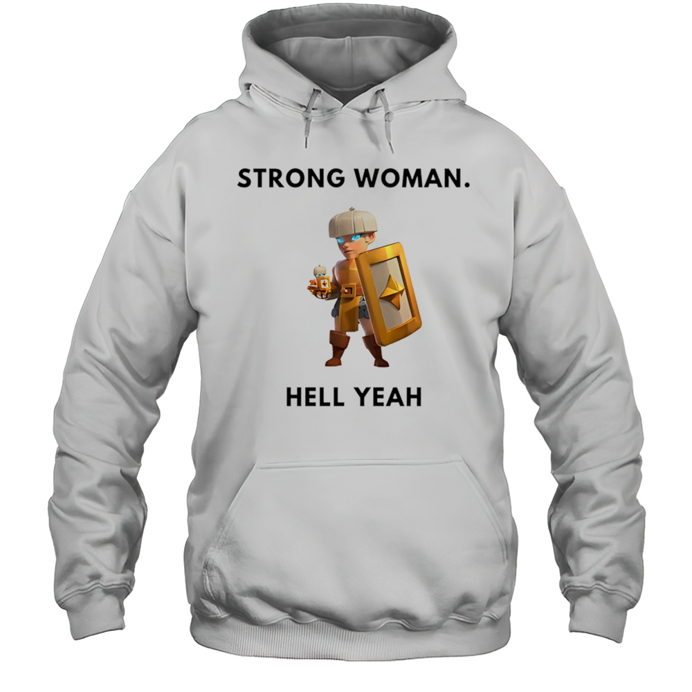 Shield Maiden Strong Woman Hell Yeah Shirt Unisex Hoodie