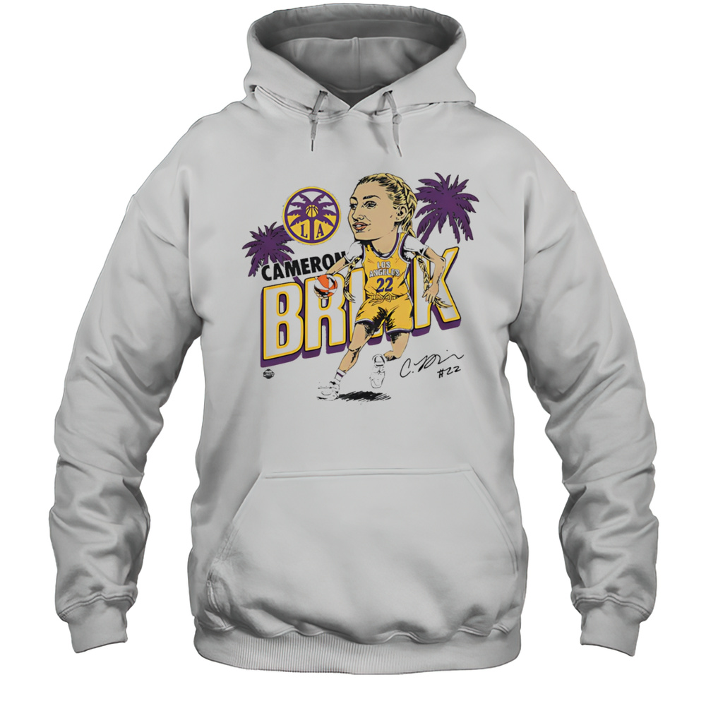 Sparks Cameron Brink Caricature Signature Shirt Unisex Hoodie