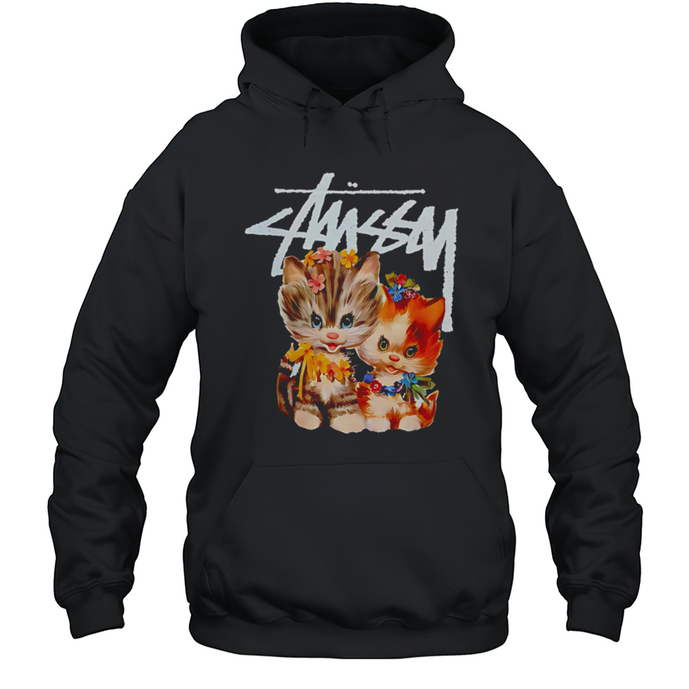 Stussy Cats Funny Cute Shirt Unisex Hoodie