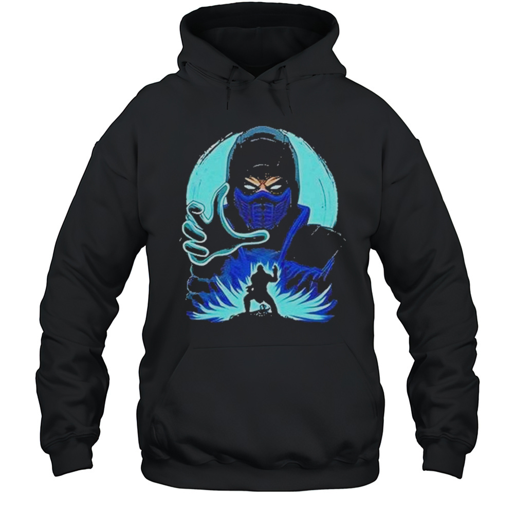 Sub Zero Mortal Kombat Blue Ninja Fighter Shirt Unisex Hoodie