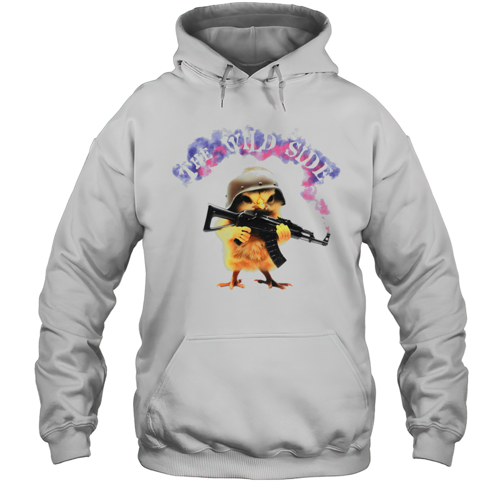 The Wild Side Chicken Gun Shirt Unisex Hoodie