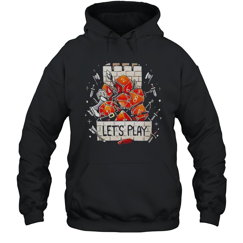 Tower Dice Lets Play Shirt Unisex Hoodie