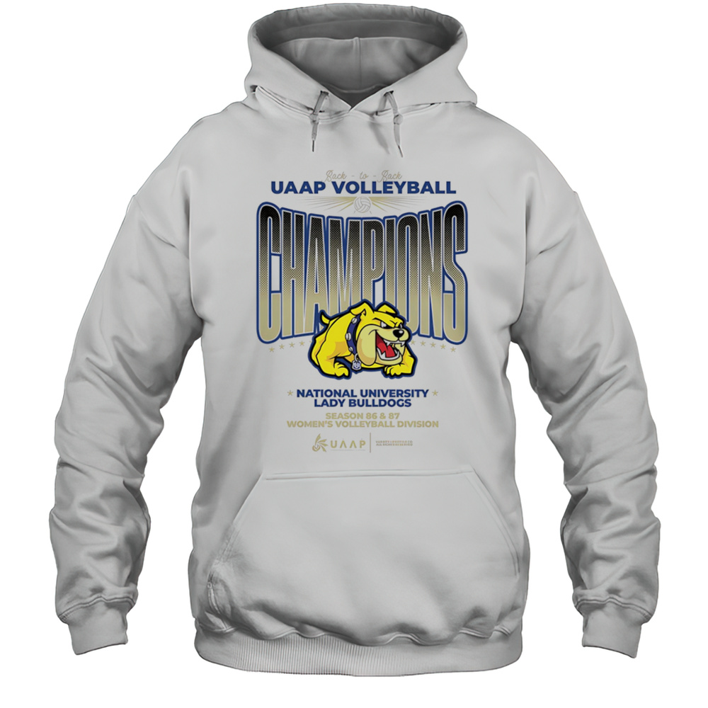 UAAP Volleyball Champions National University Lady Bulldogs Shirt Unisex Hoodie