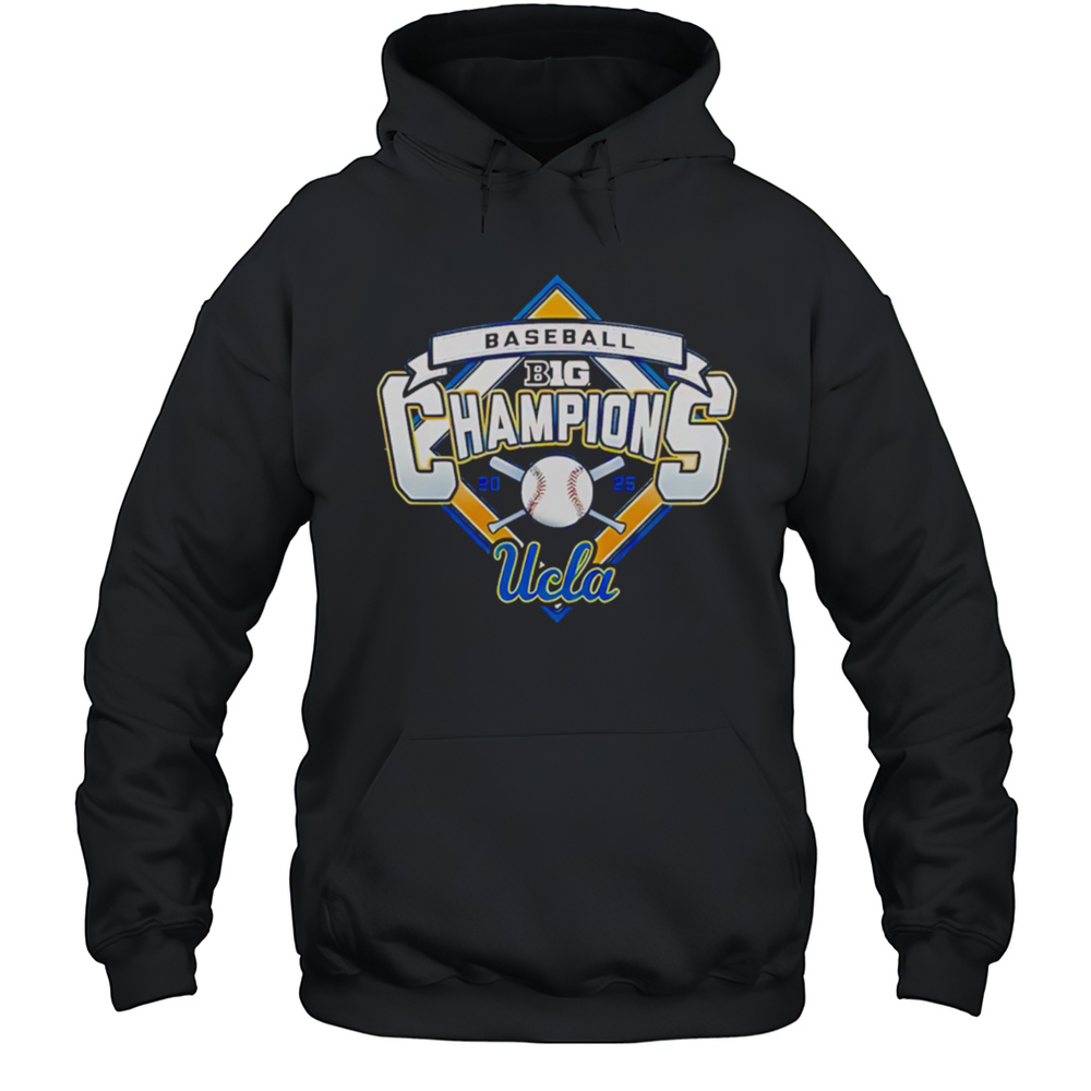 UCLA Bruins Baseball Big Ten Regular Season Champions 2025 Shirt Unisex Hoodie