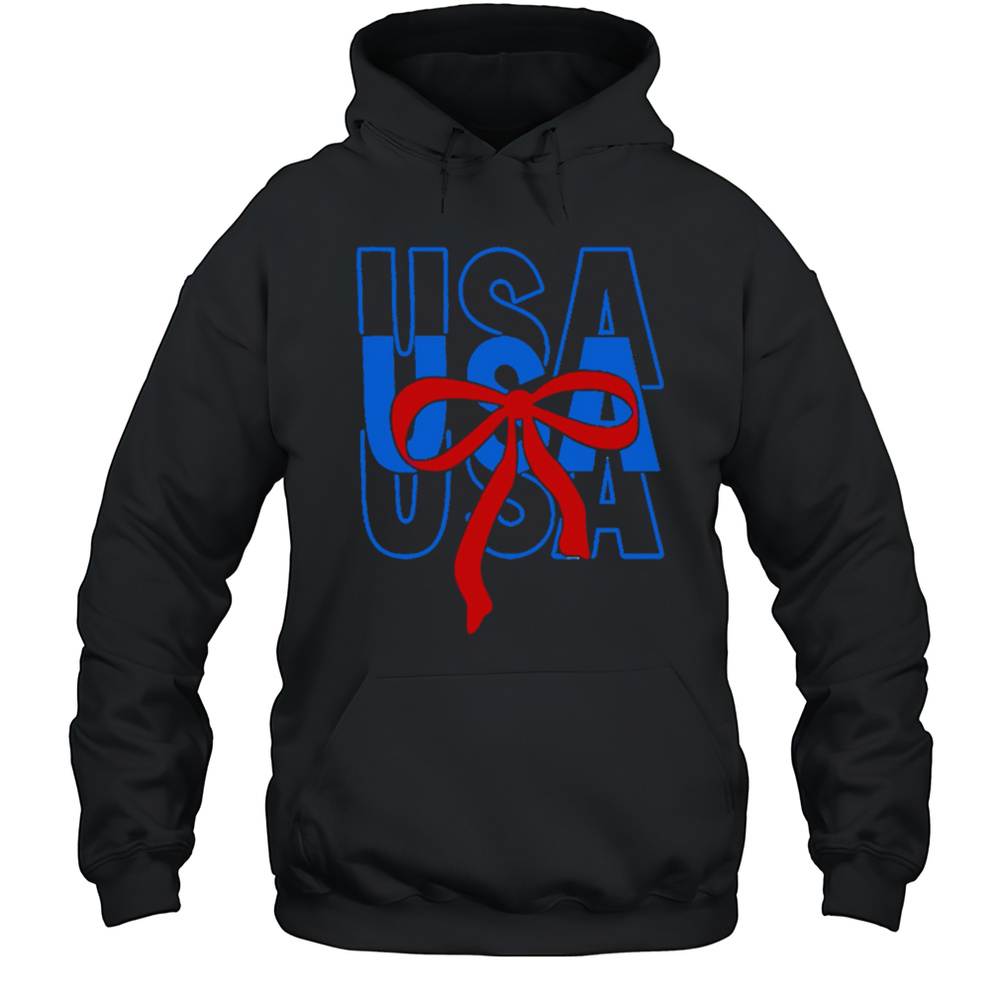USA Repeat Attach A Bow Shirt Unisex Hoodie