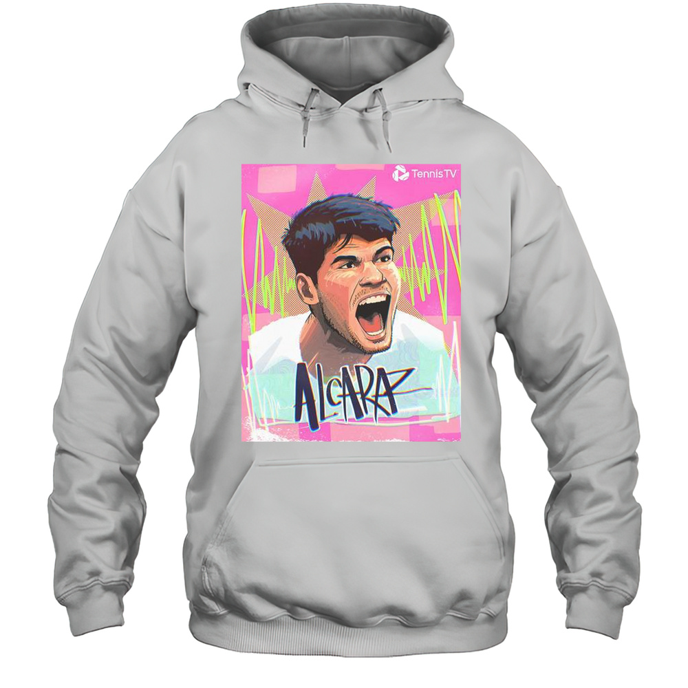 2025 Italian Open In Rome ATP Masters 1000 Champion Is Carlos Alcaraz T-Shirt Unisex Hoodie