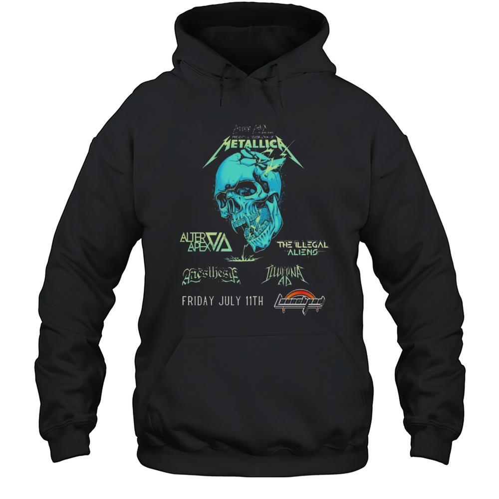 Alter Apex Productions Presents A Celebration Of Metallica At Launchpad Friday July 11th 2025 T-shirt Unisex Hoodie