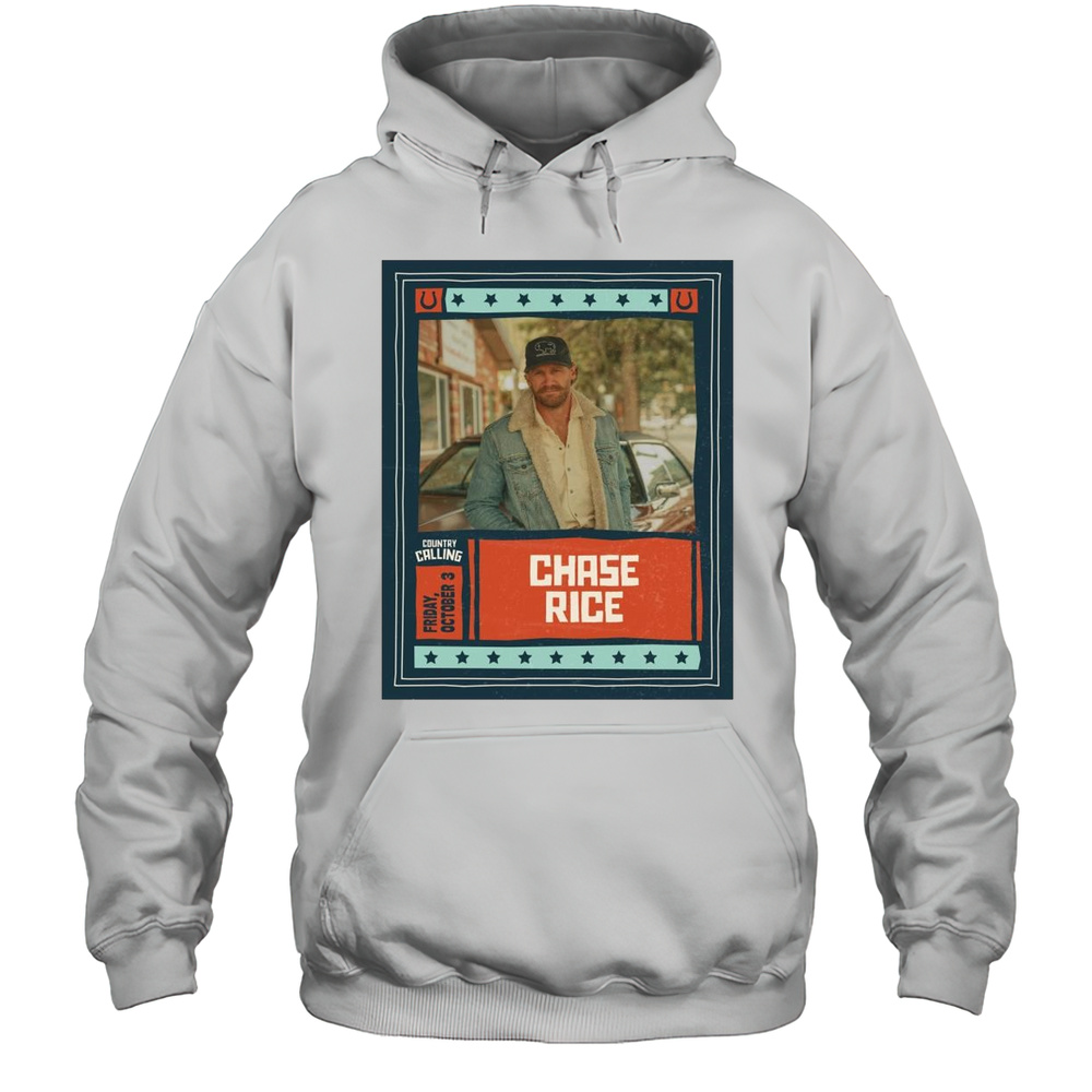 Country Calling Festival Chase Rice Friday October 3 2025 T-shirt Unisex Hoodie