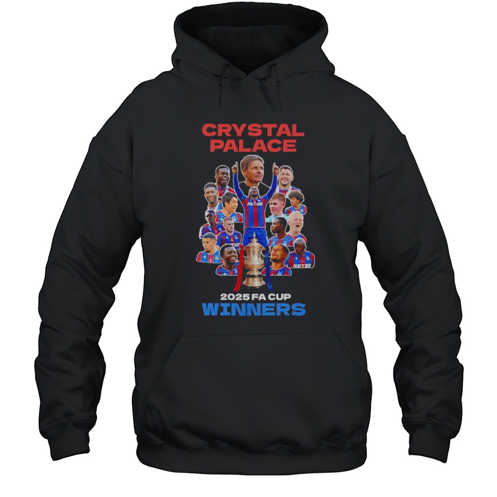 Crystal Palace 2025 FA Cup Winners Shirt Unisex Hoodie