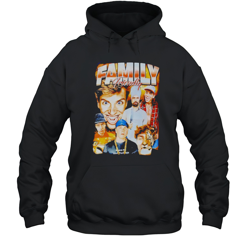 Family Friendly Retro Shirt Unisex Hoodie