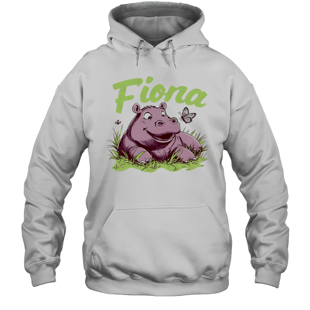 Fiona Moo Deng Shirt Unisex Hoodie