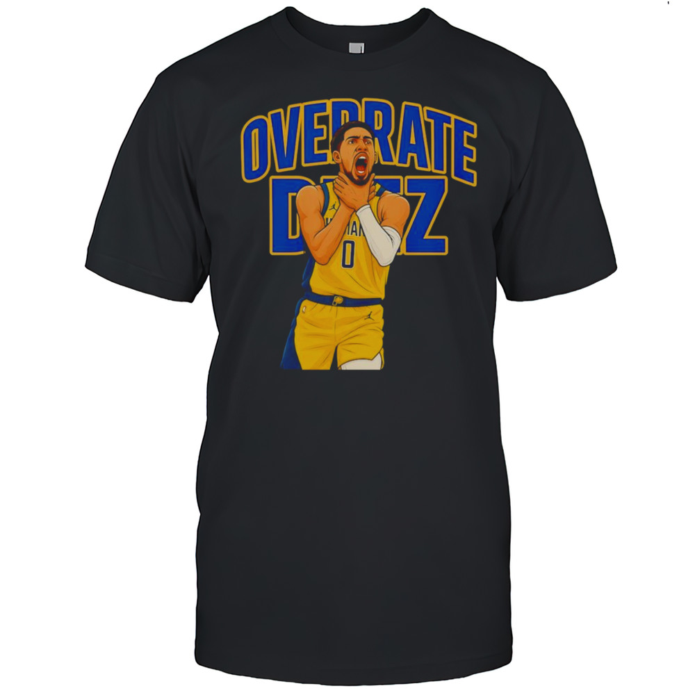Haliburton Choke Overrate Deez Shirt