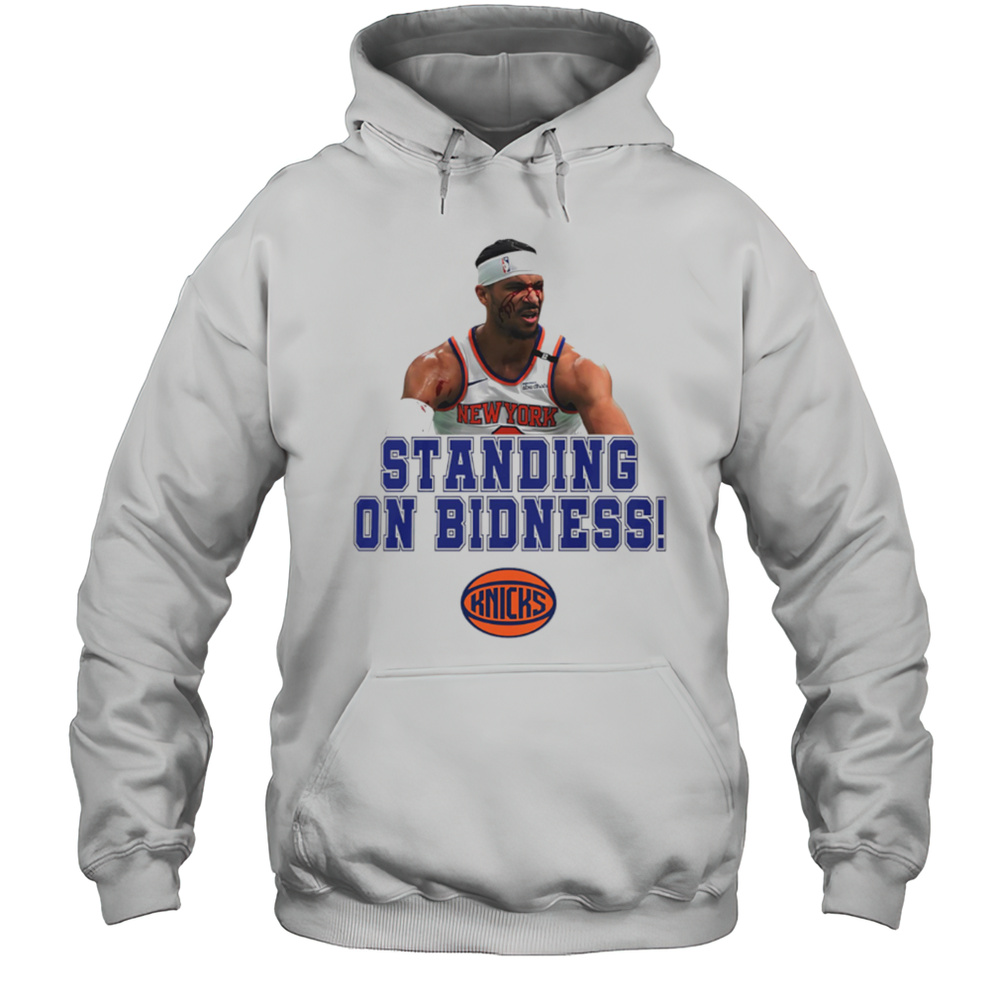 Josh Hart Standing On Bidness New York Knicks Shirt Unisex Hoodie