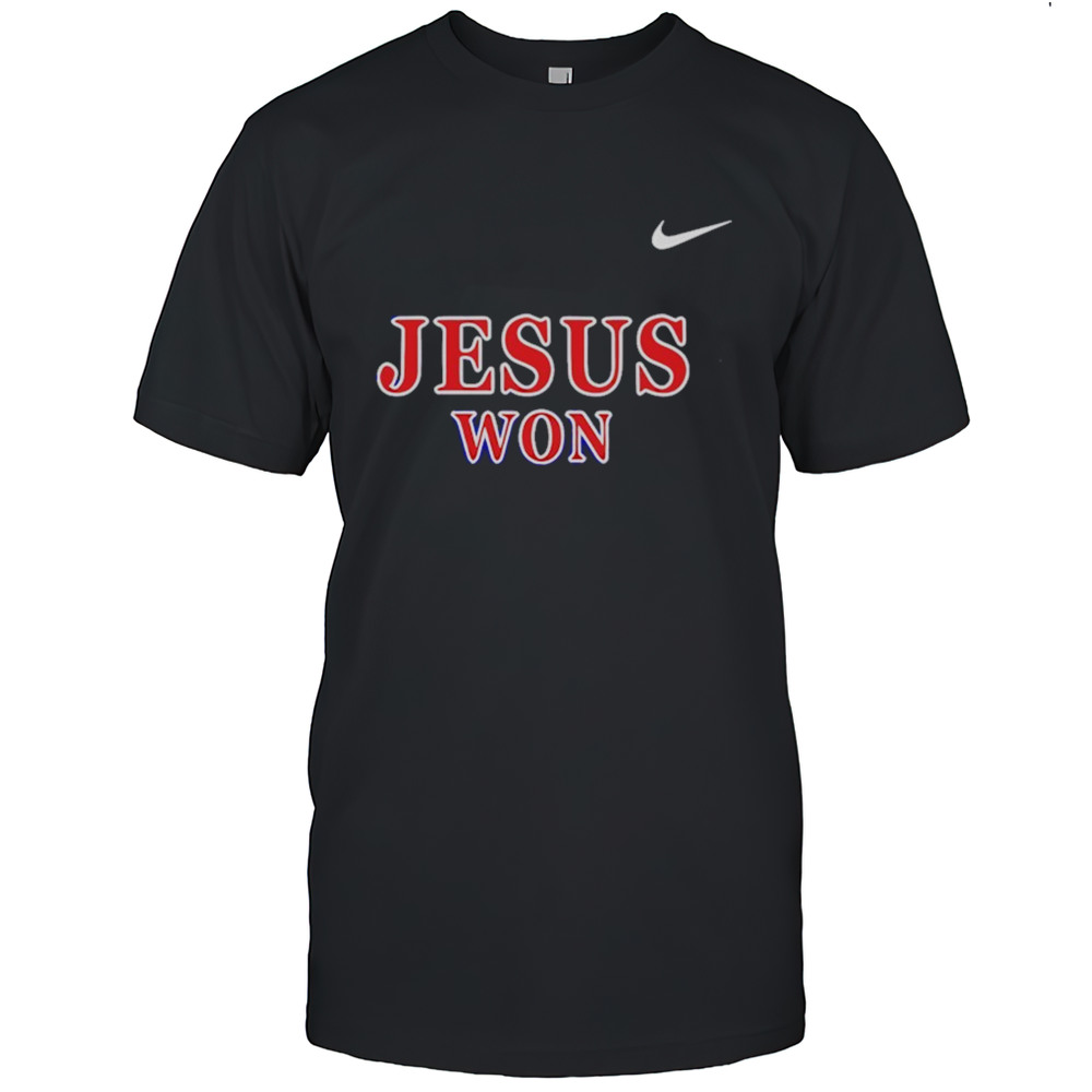 Liberty Softball Jesus Won Shirt