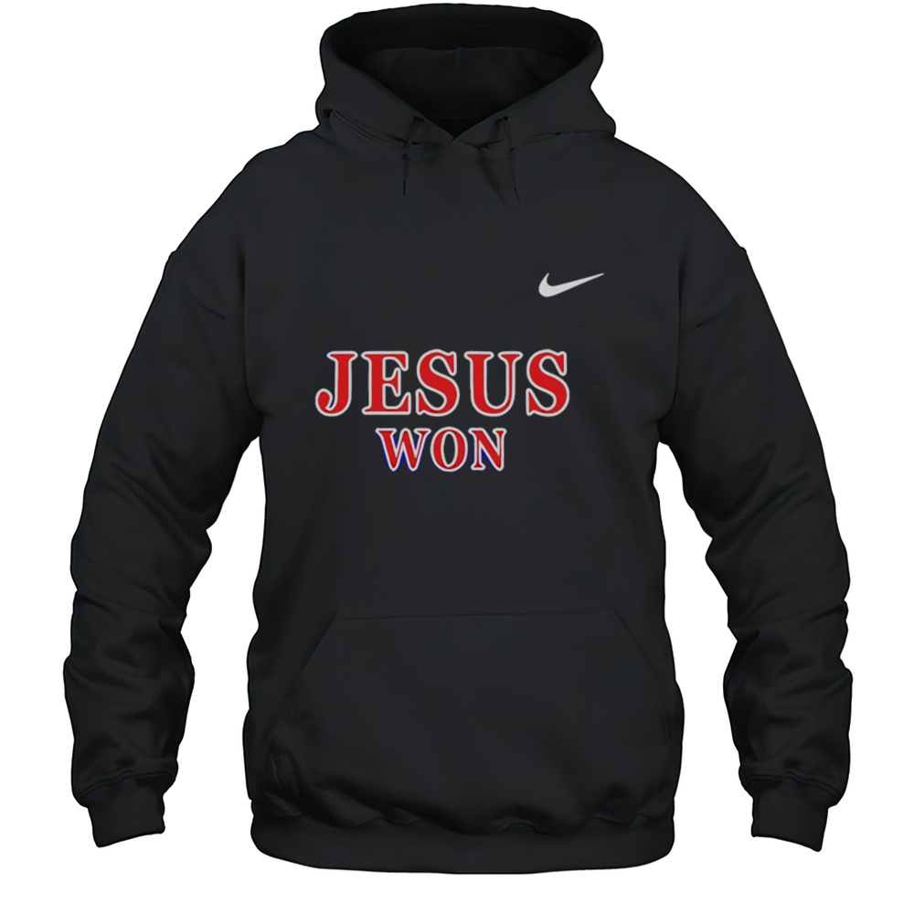 Liberty Softball Jesus Won Shirt Unisex Hoodie