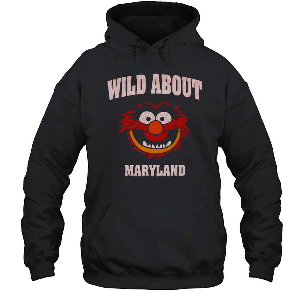 Maryland Terrapins X Muppets Wild About Maryland 2025 T-shirt Unisex Hoodie