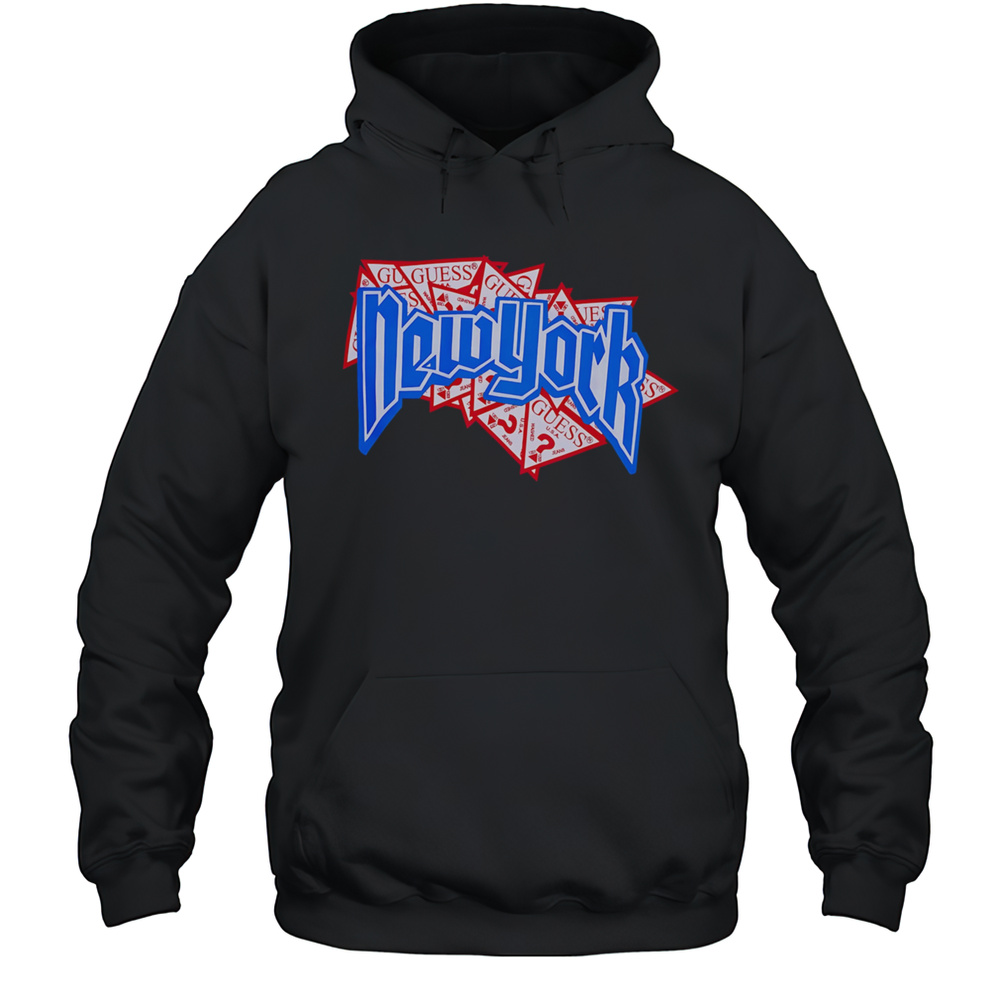 New York Guess Art Shirt Unisex Hoodie
