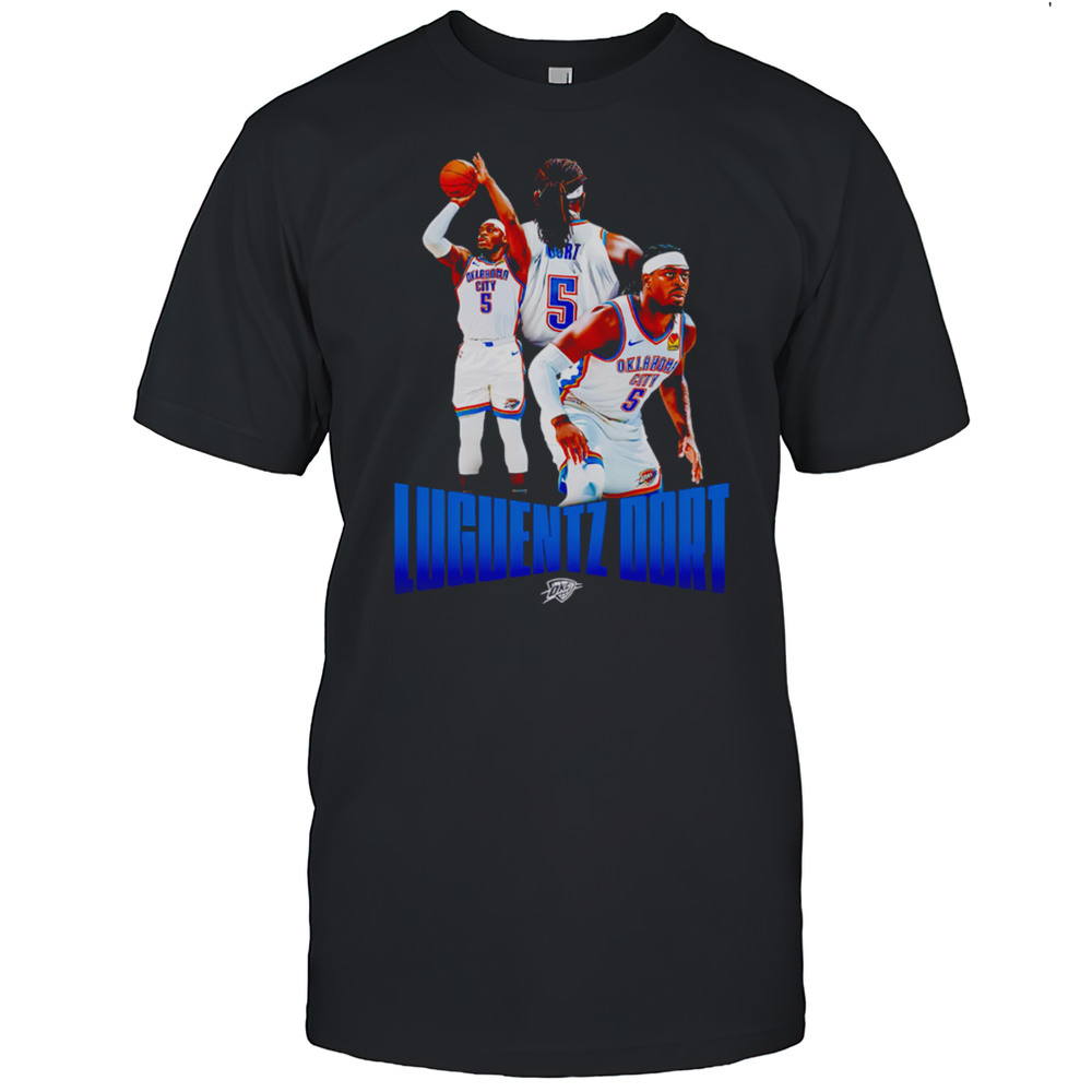 Okc Thunder Luguentz Dort Player Series 2025 Shirt