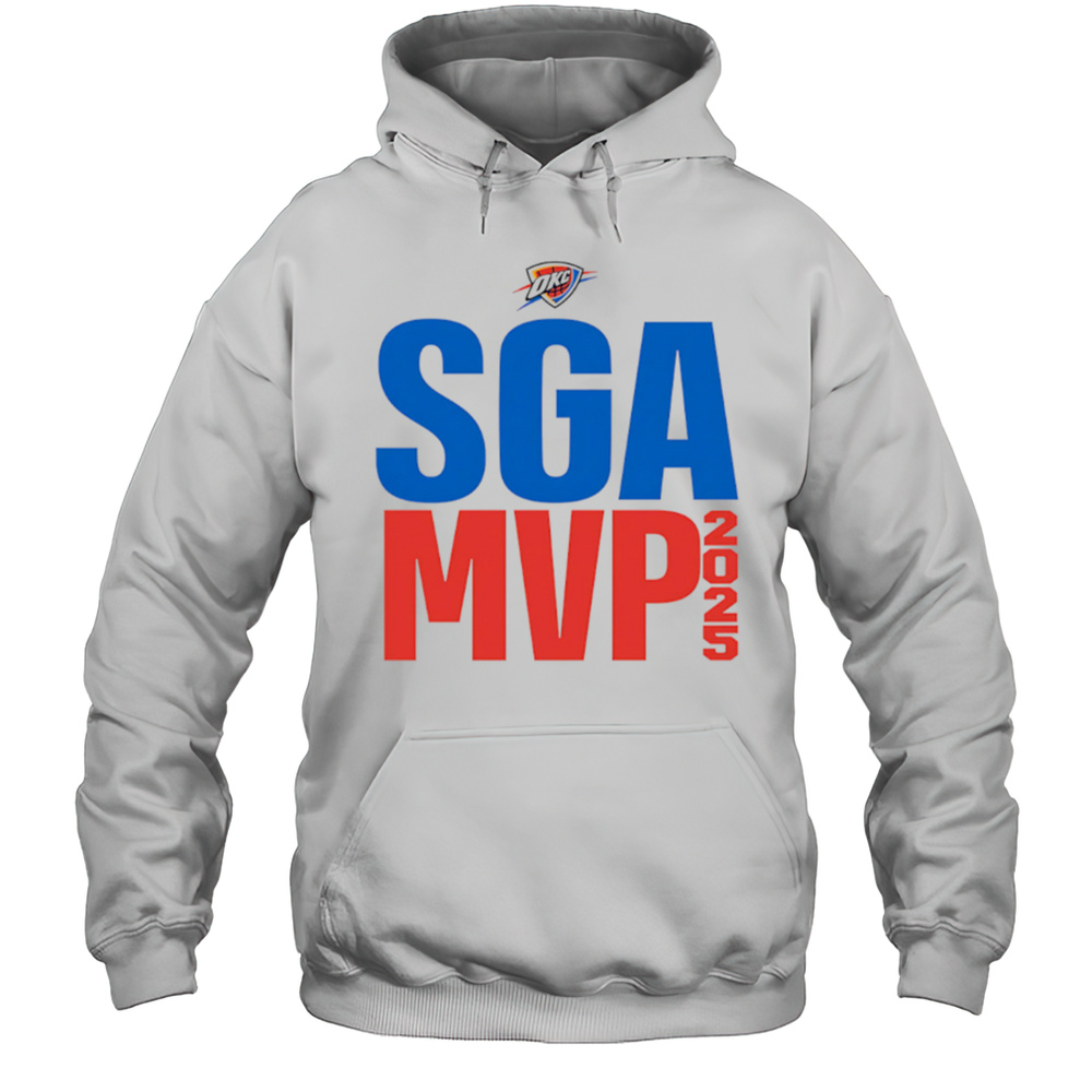 SGA MVP 2025 Shai Gilgeous-Alexander Thunder Shirt Unisex Hoodie