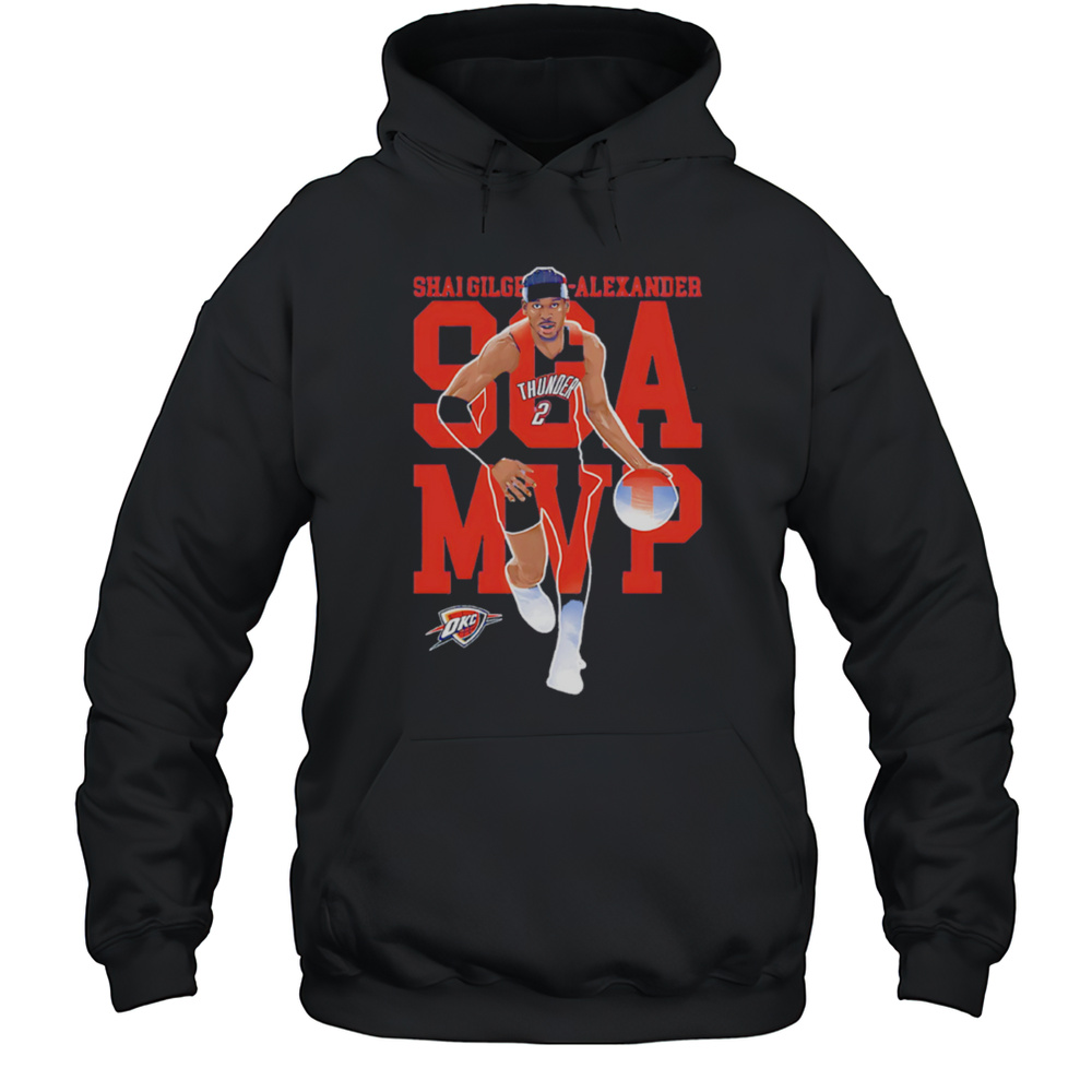 Shai Gilgeous-alexander 2025 Nba Mvp Thunder Shirt Unisex Hoodie